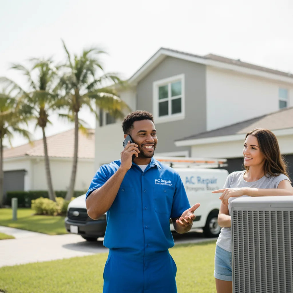 AC Repair Pompano Beach customer support in Garrison
